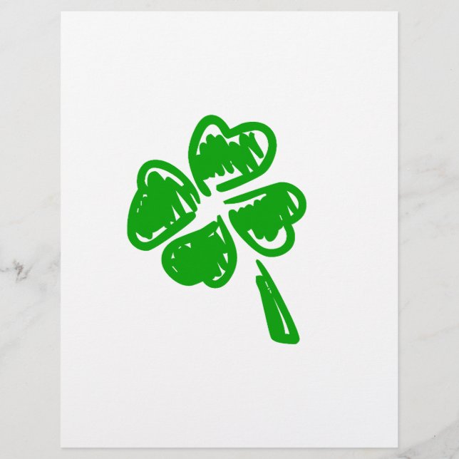 Groene gelukscharme St. Patrick dag (Voorkant)