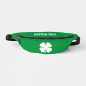Groene geluksklaver St Patrick's Day fanny pack ta Heuptasje (Voorkant)