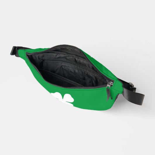 Groene geluksklaver St Patrick's Day fanny pack ta Heuptasje (Open)