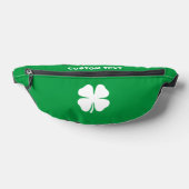 Groene geluksklaver St Patrick's Day fanny pack ta Heuptasje (Liggend)