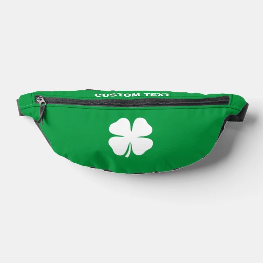 Groene geluksklaver St Patrick's Day fanny pack ta Heuptasje (Liggend)