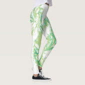 Groene gemarmerde Leggings (Rechts)