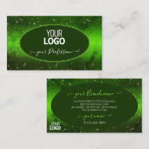 Groene gemarmerde patroonstaartroep met Logo