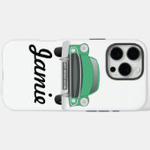 Groene gemiddelde van de geboorte van de auto-boog Case-Mate iPhone case (Achterkant (horizontaal))