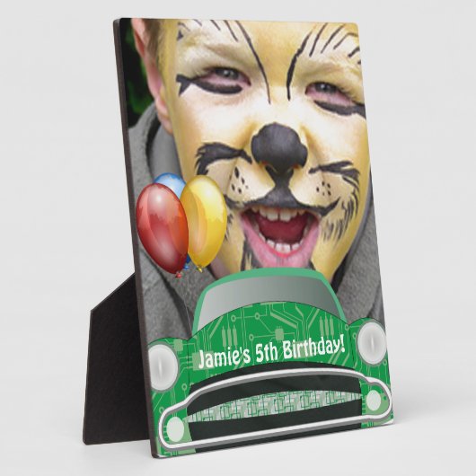 Groene gemiddelde van de geboorte van de auto-boog fotoplaat (Zijkant)