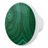 Groene gemstone malachite keramische knop (Rechts)
