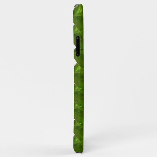 Groene Gemstone Peridot iPhone Case (Achterkant/rechts)