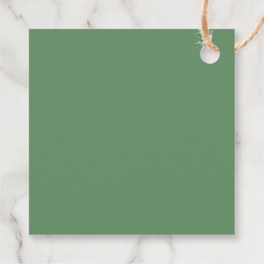 Groene genot eucalyptus bruiloft bedankjes labels (Achterkant)