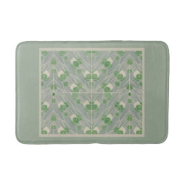 Groene geometrie 1915 Hannah Borger Overbeck Badmat