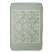 Groene geometrie 1915 Hannah Borger Overbeck Badmat (Voorkant Verticaal)