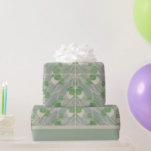 Groene geometrie 1915 Hannah Borger Overbeck Cadeaupapier