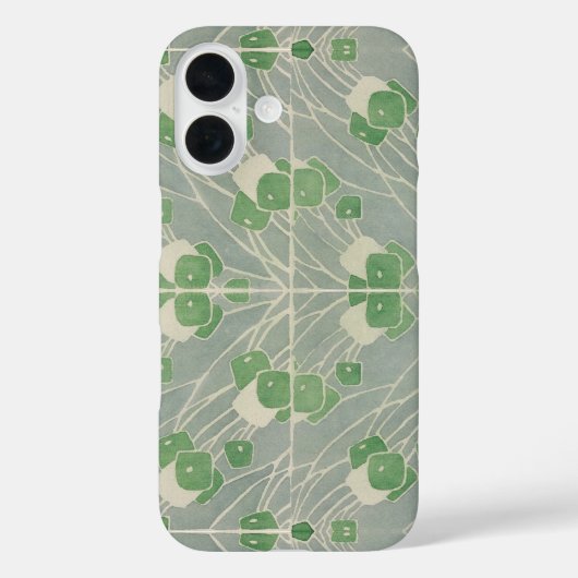 Groene geometrie 1915 Hannah Borger Overbeck Case-Mate iPhone Case (Achterkant)