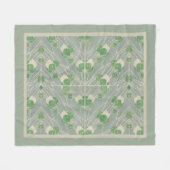 Groene geometrie 1915 Hannah Borger Overbeck Fleece Deken (Voorkant (Horizontaal))