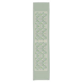 Groene geometrie 1915 Hannah Borger Overbeck Korte Tafelloper (Voorkant)