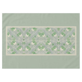 Groene geometrie 1915 Hannah Borger Overbeck Tafelkleed