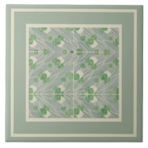 Groene geometrie 1915 Hannah Borger Overbeck