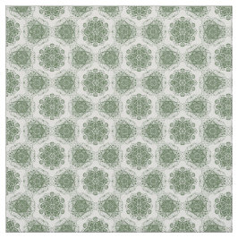 Groene Geometrie Mandala Stof