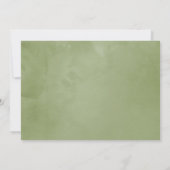 Groene geometrische bevestiging kaart (Achterkant)