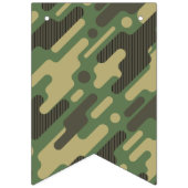 Groene Geometrische Camouflage. Camo je Vlaggetjes (Eerste vlag)