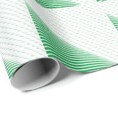 Groene Geometrische driehoek met kerstpatronen Cadeaupapier (Rol Hoek)