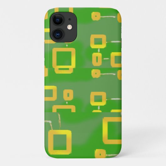 Groene Geometrische iPhone / iPad-hoesje Case-Mate iPhone Case (Achterkant)