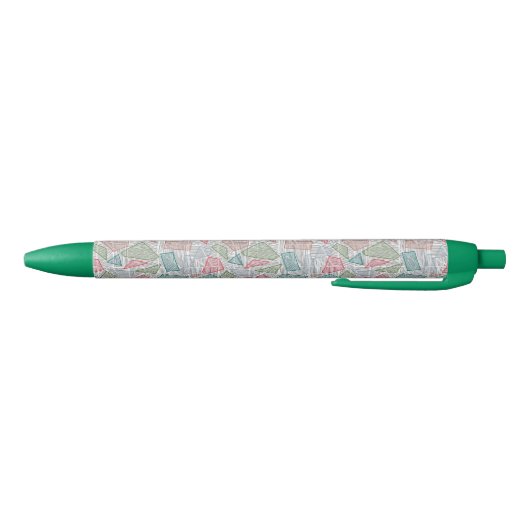 Groene Geometrische Pattered Pen (Bodem)