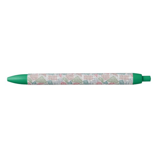 Groene Geometrische Pattered Pen (Voorkant)