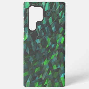 Groene geometrische polygoons Galaxy S22-Hoesjes Samsung Galaxy Hoesje
