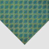 groene geometrische retro tissuepapier (Detail)