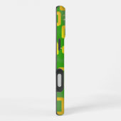 Groene geometrische telefoonhoes iPhone hoesje (Rechterkant)