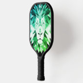 Groene geometrische verbinding pickleball paddle (Links)