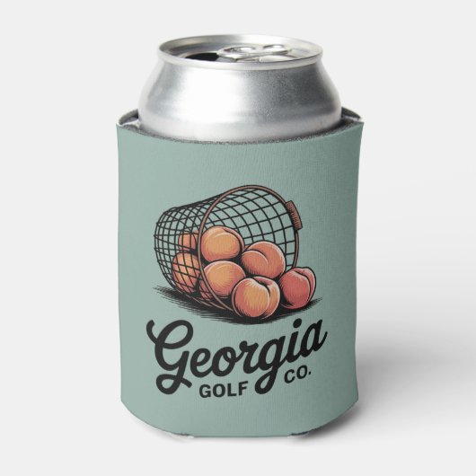 Groene Georgia Golf Co Range Emmer Blikjeskoeler (Blikje Voorkant)