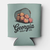 Groene Georgia Golf Co Range Emmer Blikjeskoeler (Voorkant)