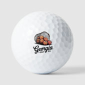 Groene Georgia Golf Co Range Emmer  Golfballen (Voorkant)