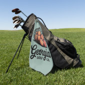 Groene Georgia Golf Co Range Emmer Golfhanddoek (Groen)