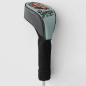 Groene Georgia Golf Co Range Emmer Golfheadcover (Schuin)