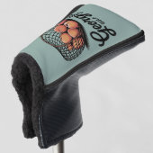Groene Georgia Golf Co Range Emmer  Golfheadcover (3/4 voorkant)