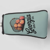 Groene Georgia Golf Co Range Emmer  Golfheadcover (Voorkant)