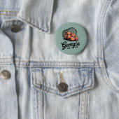 Groene Georgia Golf Co Range Emmer Ronde Button 5,7 Cm (In situ)