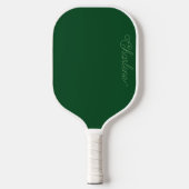 Groene gepersonaliseerde Pickleball Paddle (Voorkant)