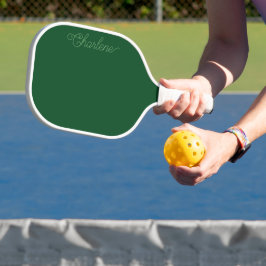 Groene gepersonaliseerde pickleball-paddle pickleball paddle