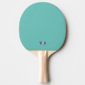 Groene gepersonaliseerde  tafeltennisbatje (Voorkant)