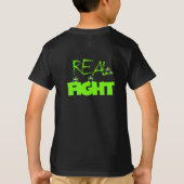 Groene gepixelde robot t-shirt (Achterkant)