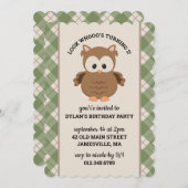 Groene geplaveide stekelstaartroep kaart (Voorkant / Achterkant)