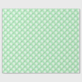 Groene Gepluimde Parels Cadeaupapier (Vlak)