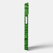 Groene gepresteerde boomstructuur iPhone hoesje (Achterkant / Rechts)