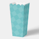 Groene geruite feestgunst popcorndoos bedankdoosjes (Achterkant)