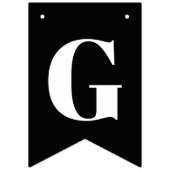 Groene geruite monogram golf thema afstudeerfeest vlaggetjes (Tweede vlag)