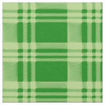 Groene geruite stof & handwerk 