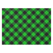 Groene geruite tafelkleed (Voorkant (Horizontaal))